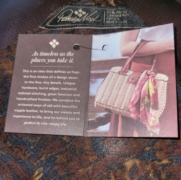 NWT Patricia Nash Square Handbag Scarf Twilly Abstract Animal Print (Lot Of 2) - Picture 8 of 8